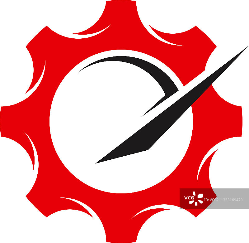 系统科技齿轮标志设计图片素材