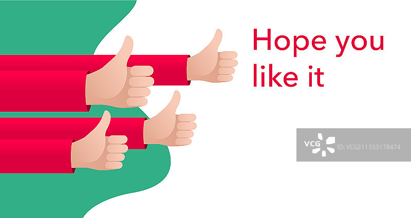 希望你喜欢它-竖起大拇指的手图片素材