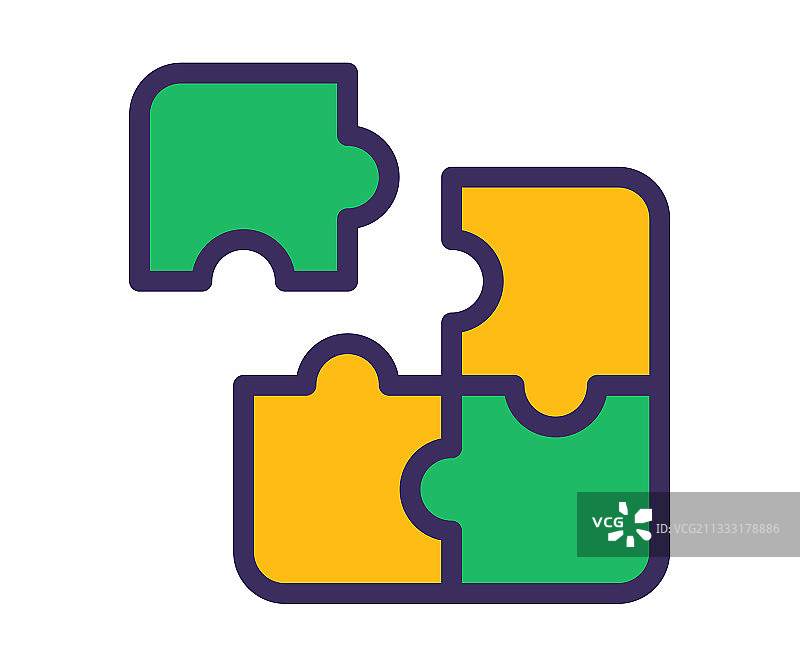 拼图解谜单体图标图片素材