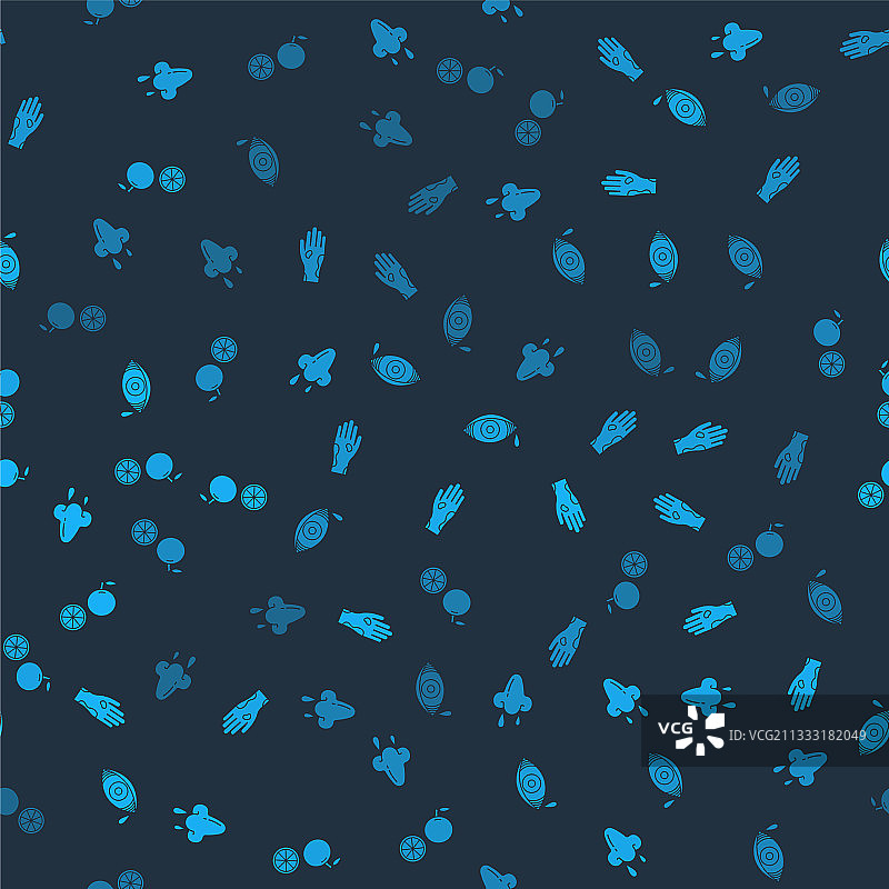 流鼻涕的手和患有牛皮癣或湿疹的手图片素材