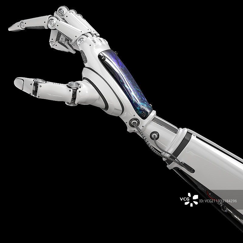 人工智能机器手手势图片素材