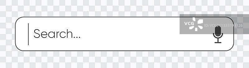 浏览器和网站的搜索栏图片素材