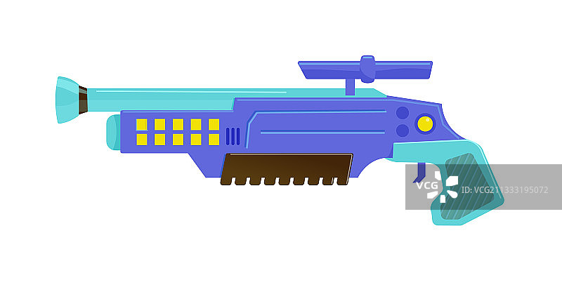 未来主义激光枪外星人图片素材
