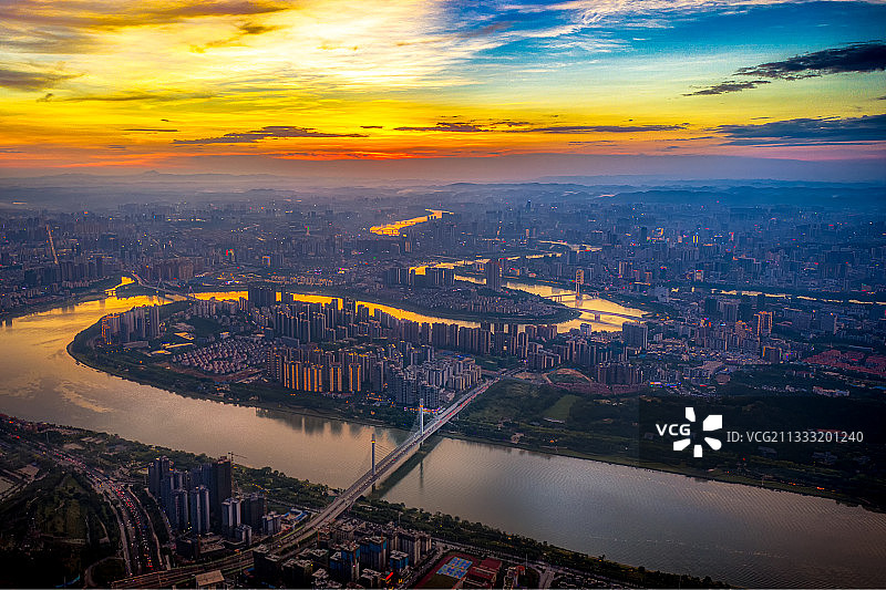 邕江 南宁母亲河图片素材