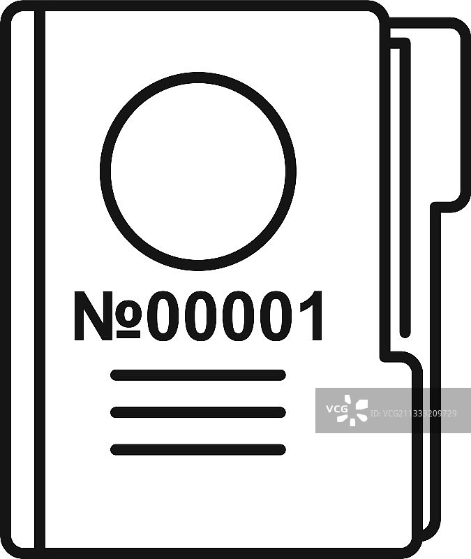 监狱文件夹线框风格图标图片素材