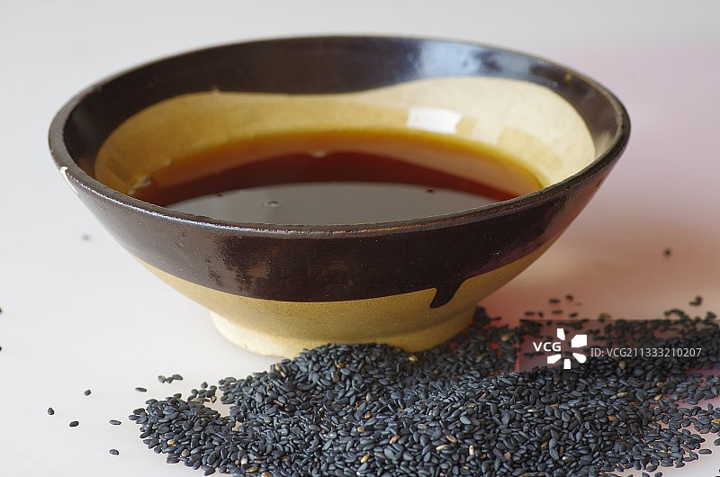 一碗芝麻油图片素材