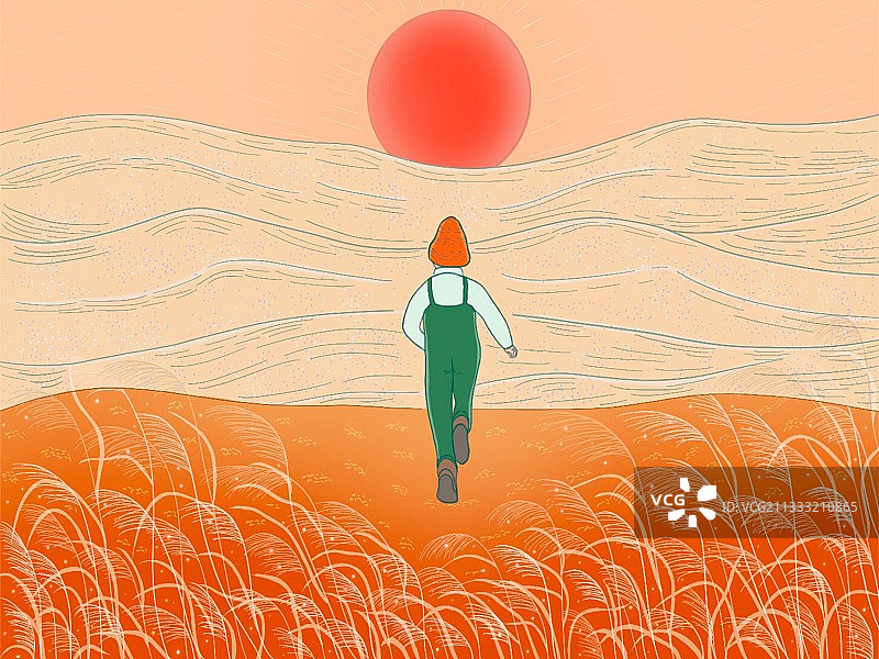 一个人的旅程图片素材