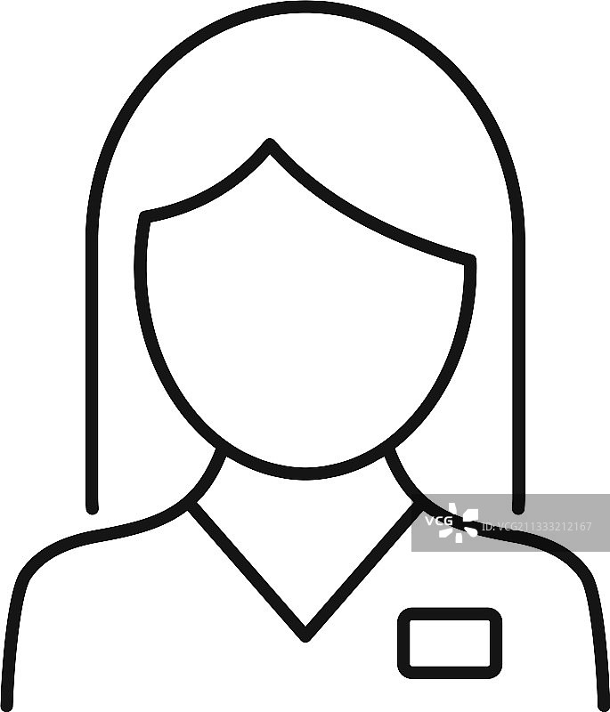 激光脱毛医生图标轮廓样式图片素材