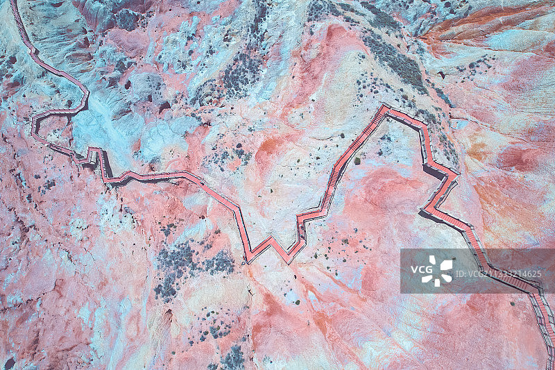 泼墨丹霞图片素材