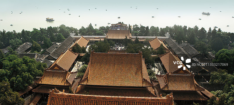 鸟瞰京城图片素材