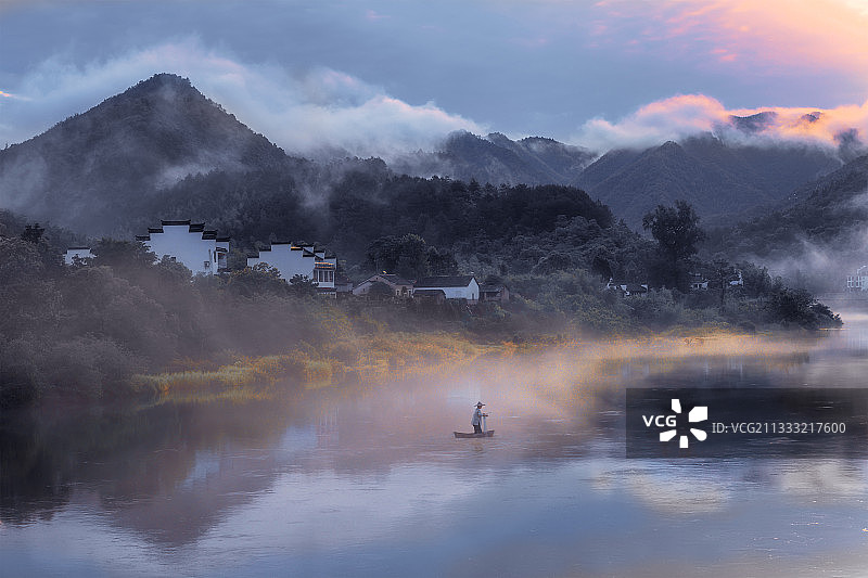 桃花潭寄思-1图片素材