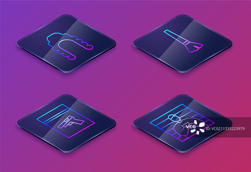 2.5D线条法官假发证据袋图片素材