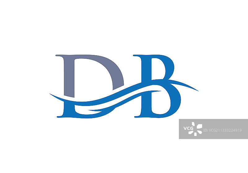 DB链接标志，用于商业和公司形象图片素材