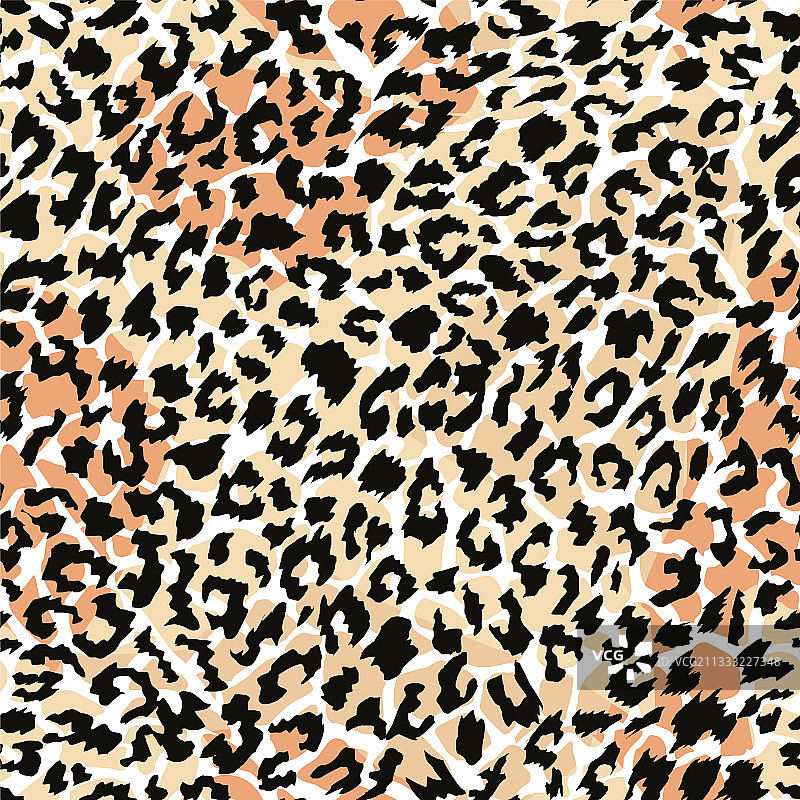 豹纹动物印花图案设计图片素材