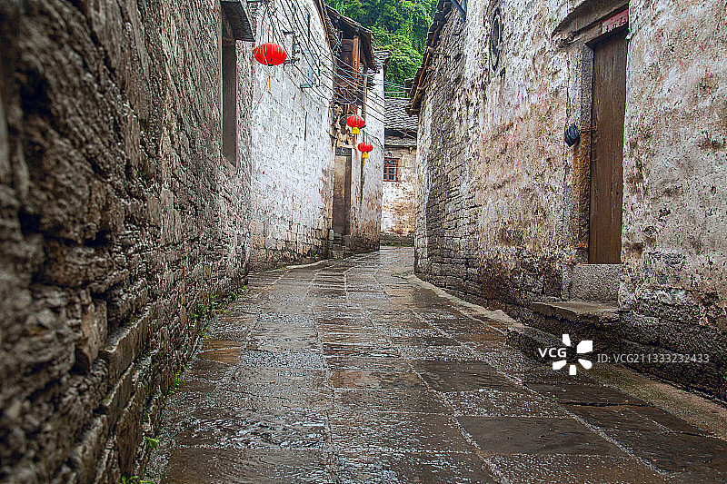 贵州省安顺市西秀区七眼桥镇云峰景区本寨屯堡图片素材