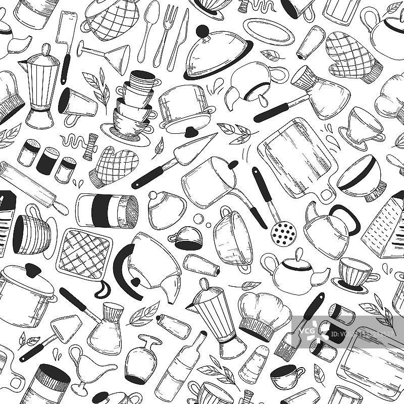 厨师用具美食纹理图片素材