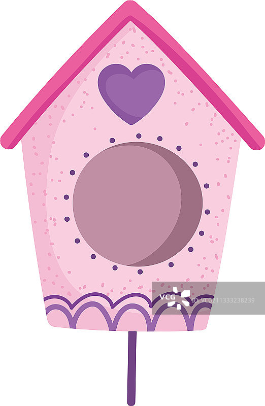 花园鸟屋装饰品图片素材