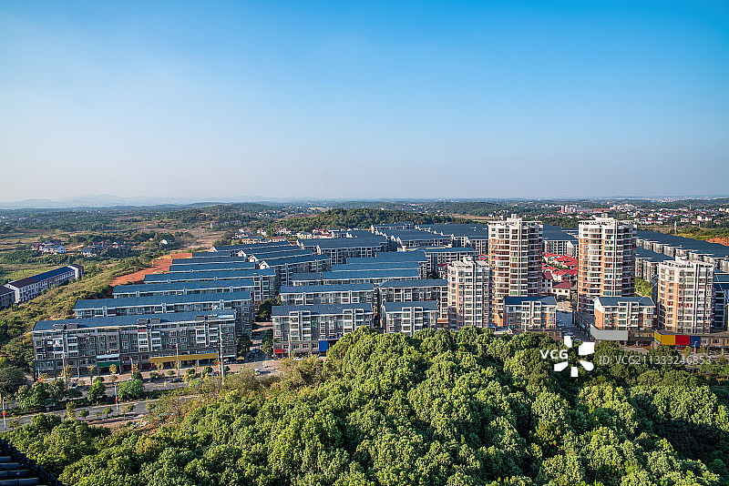 中国湖南省株洲攸县城市风光图片素材