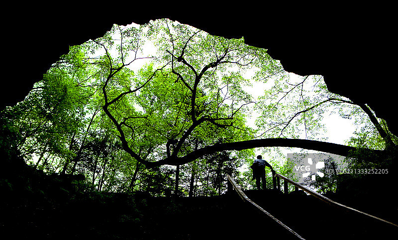 黑龙江镜泊湖火山口国家森林公园图片素材