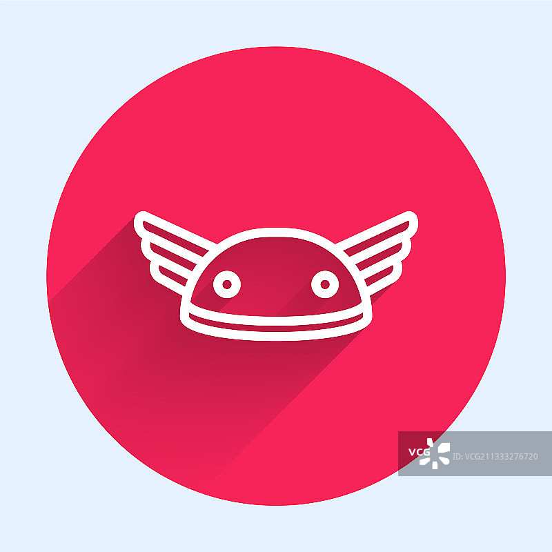 带翅膀的头盔图标图片素材