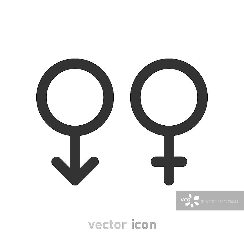 男人和女人用户性别图标图片素材