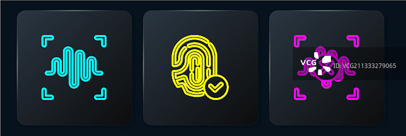 语音识别拒绝语音线条图片素材