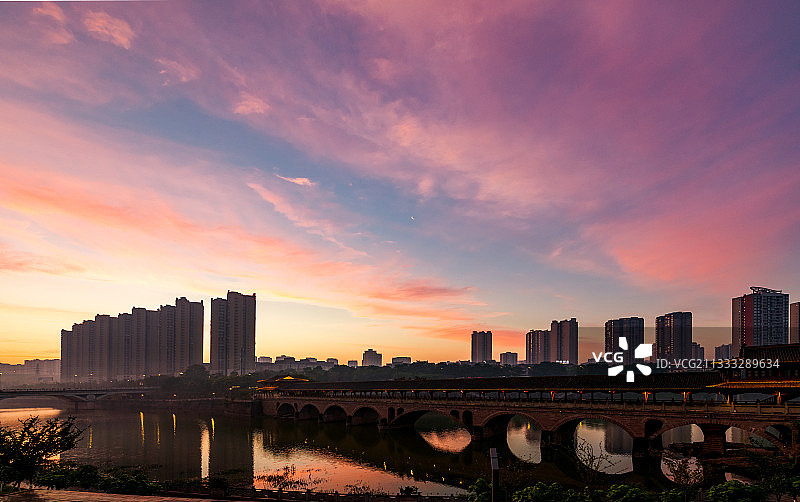 风雨廊桥（重庆荣昌）图片素材