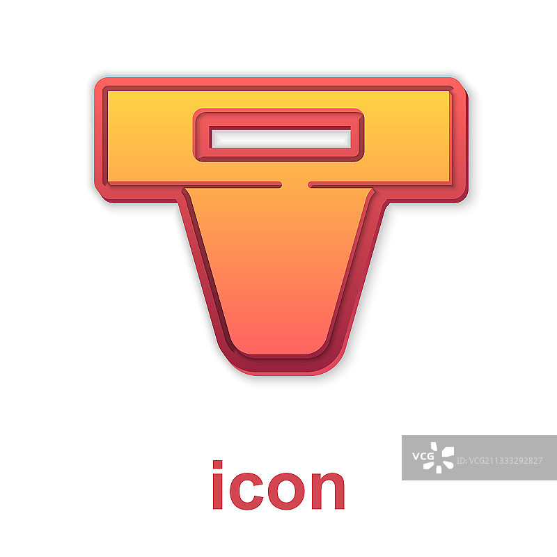 金色武术护裆图标图片素材