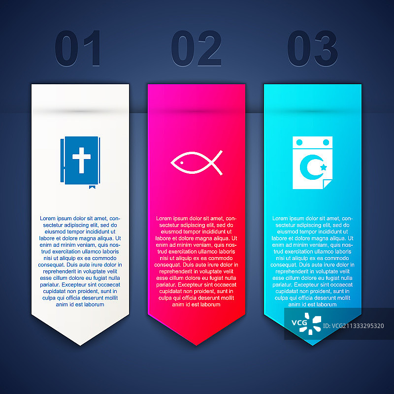 圣经基督教鱼和星星图片素材