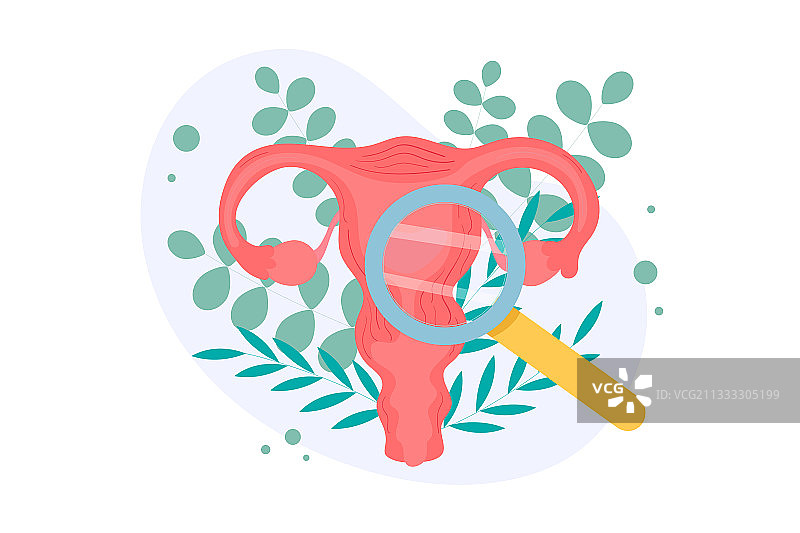 妇科检查医疗健康矢量插画图片素材