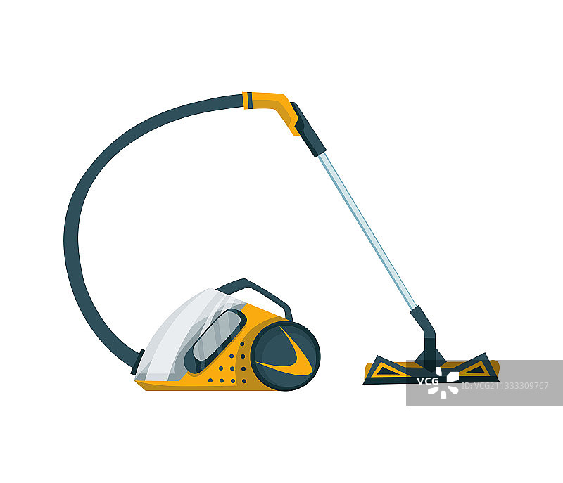 现代真空吸尘器图标或地毯清洁器图片素材
