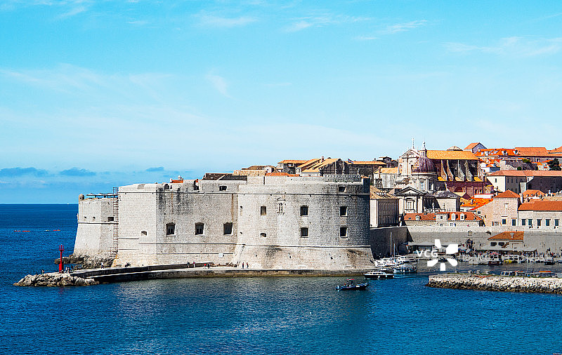 克罗地亚杜布罗夫尼克 权游拍摄地图片素材