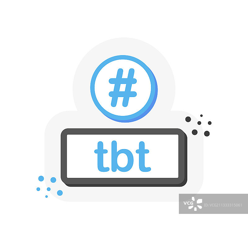 TBT话题标签周四怀旧符号消息图片素材