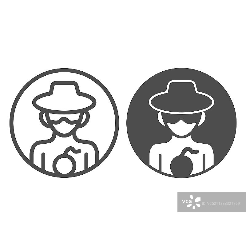 带有炸弹线条和实体图标的网络安全黑客图片素材
