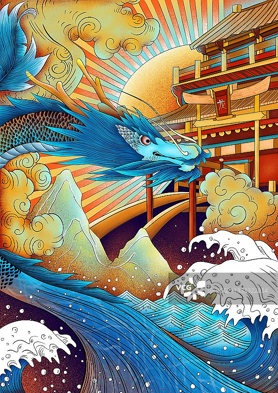 中国龙图片素材