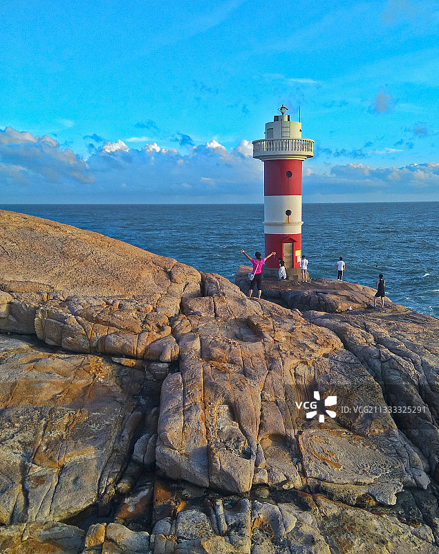 东极岛灯塔图片素材