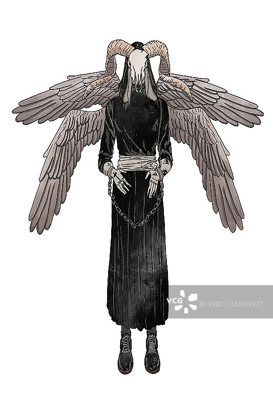 单个人物插图图片素材