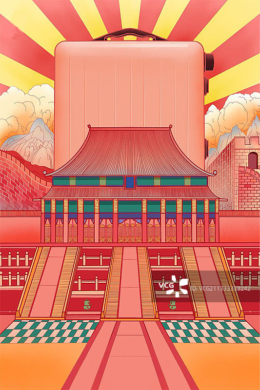 箱包插图图片素材