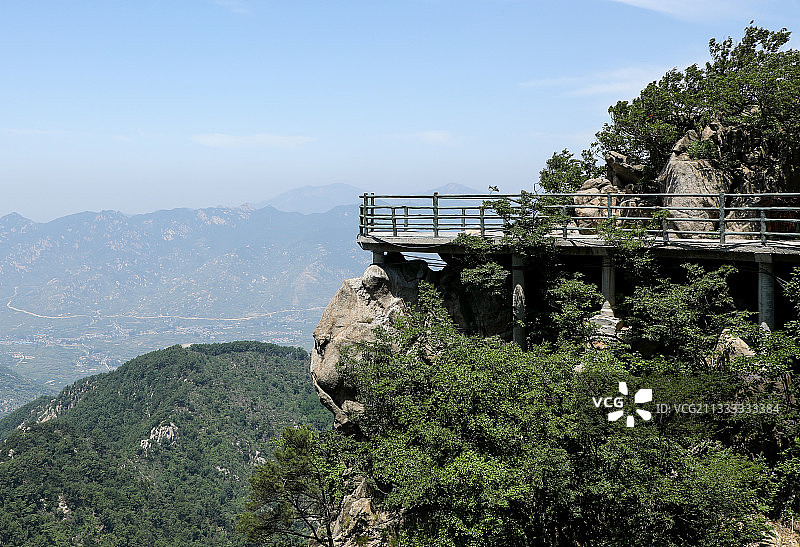 山东省银座天蒙景区夏季风景图片素材