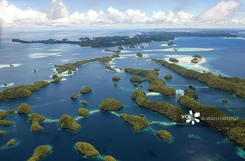 帕劳群岛比斯马克群岛风光图片素材
