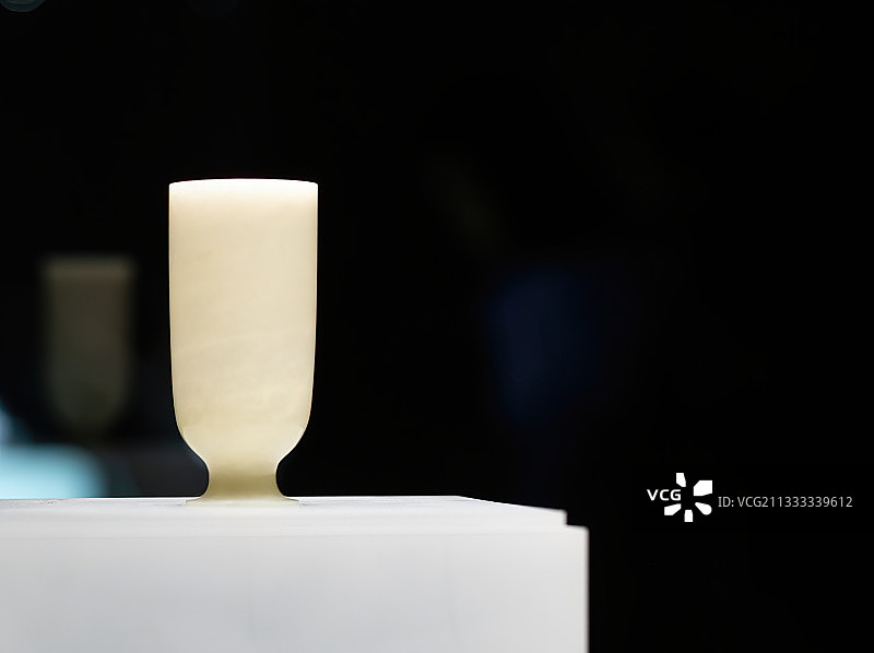曹魏_白玉杯_洛阳博物馆图片素材