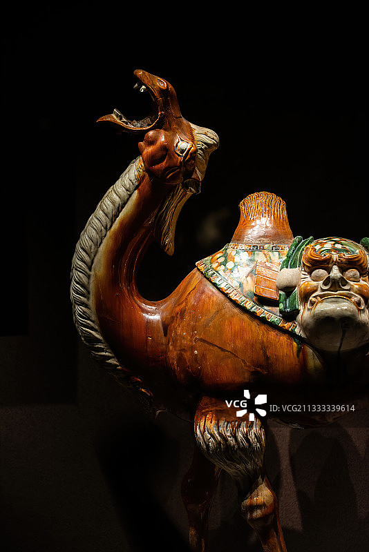 唐三彩_骆驼_洛阳博物馆图片素材
