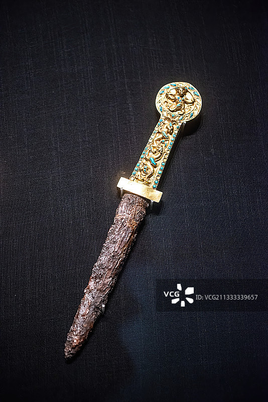 玉石_宝剑_阿富汗文物珍宝展图片素材