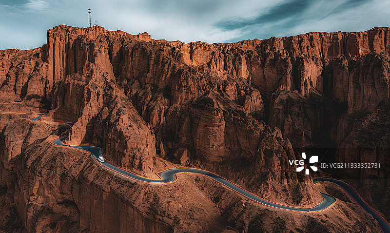 黄河石林-二十二道湾图片素材