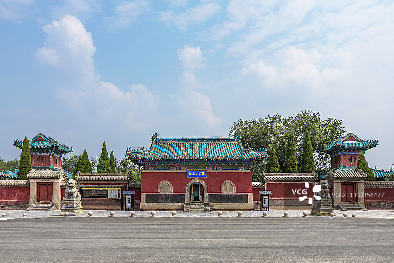 全国重点文物保护单位武陟嘉应观户外风光图片素材