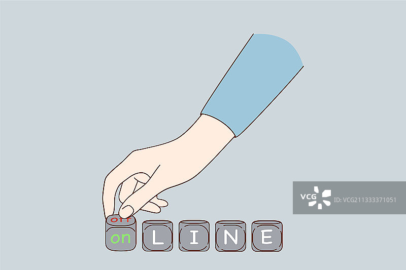 线上转线下概念图片素材