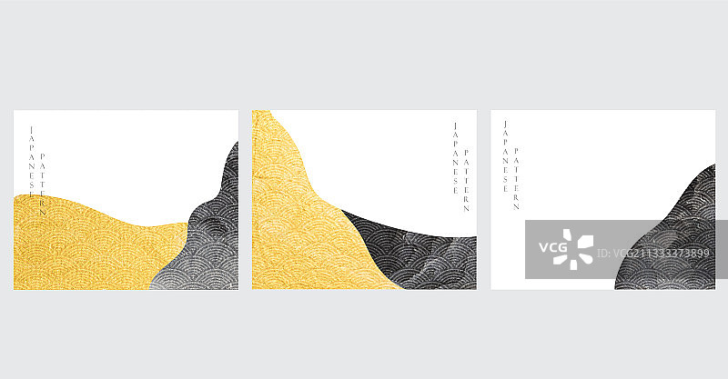 金色箔片东方抽象背景图片素材