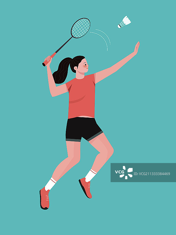 羽毛球运动图片素材