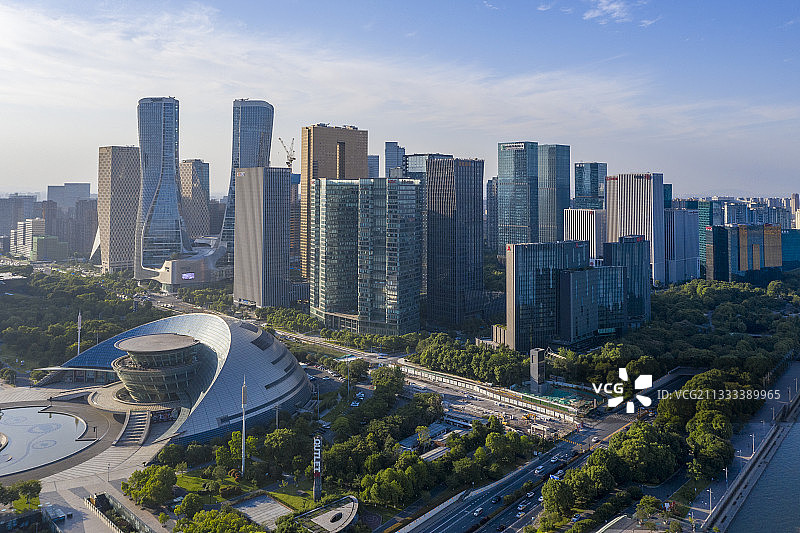 浙江杭州：杭州城市风光图片素材