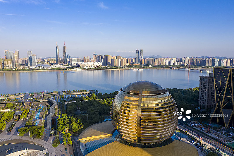 浙江杭州：杭州城市风光图片素材